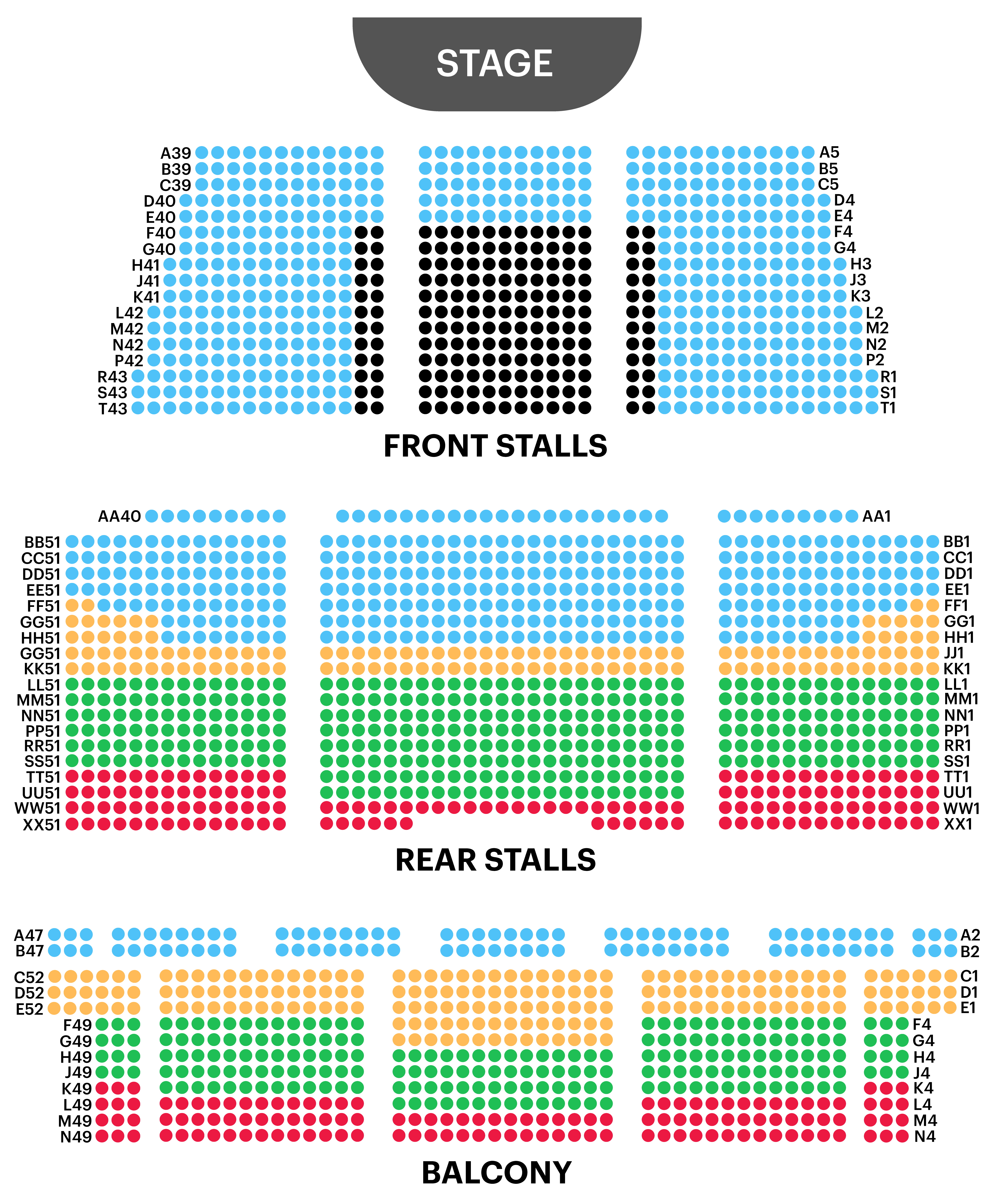 Royal Festival Hall Seating Plan London Theatre Guide